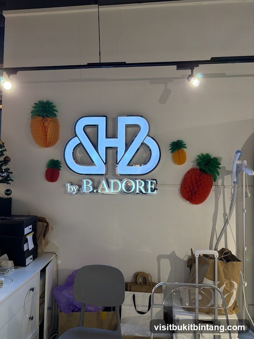 Store Interior with Logo and Decorations