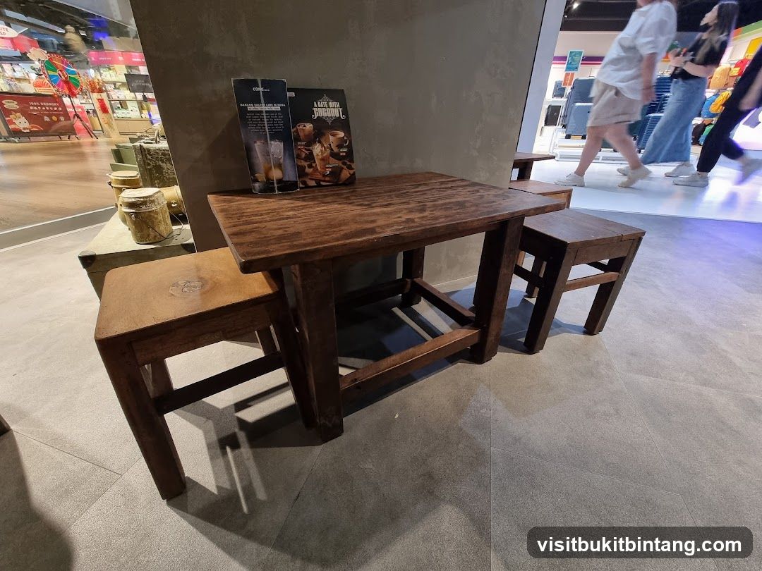 Cafe Table and Stools