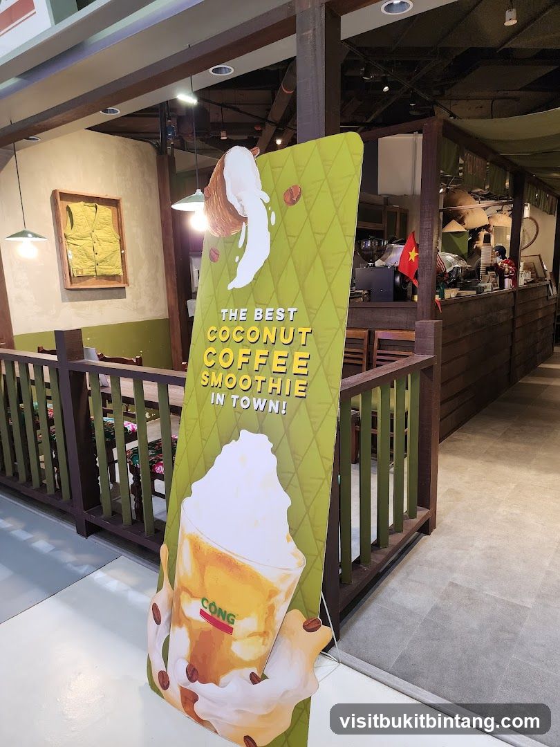 Coconut Coffee Smoothie Advertisement