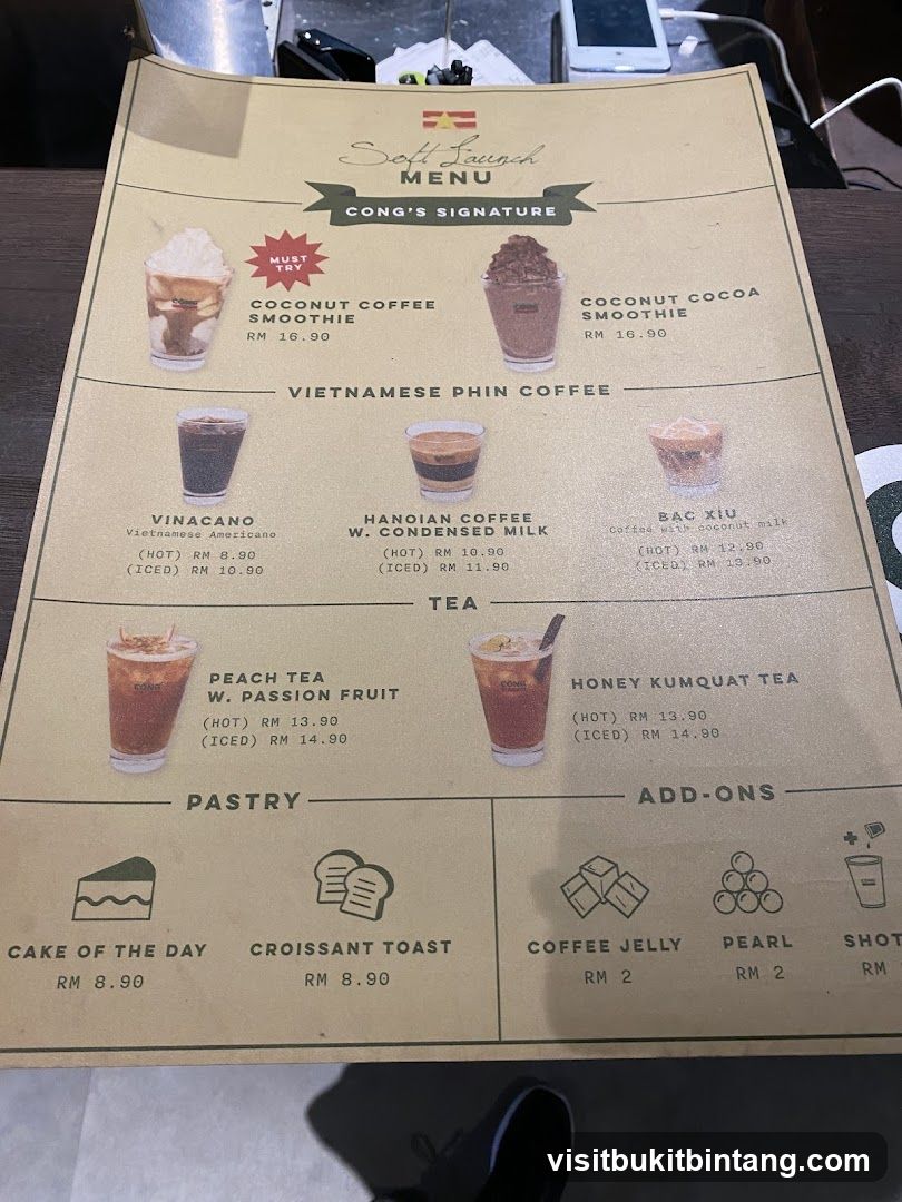 Soft Launch Menu