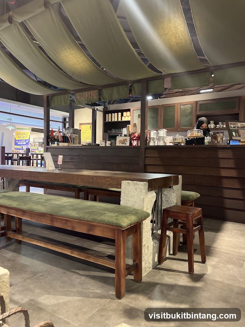 Cafe Interior with Seating