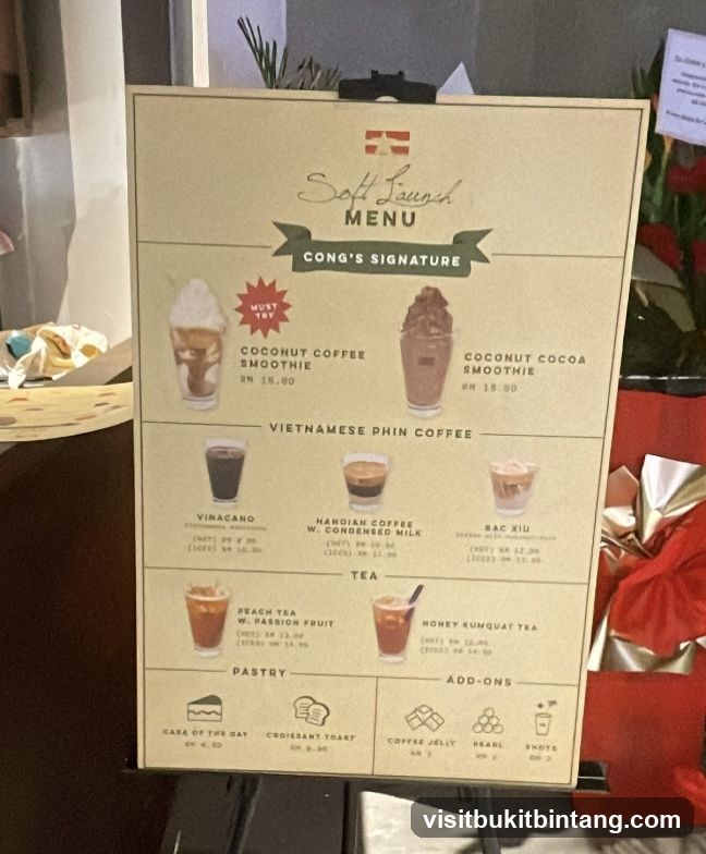 Soft Launch Menu