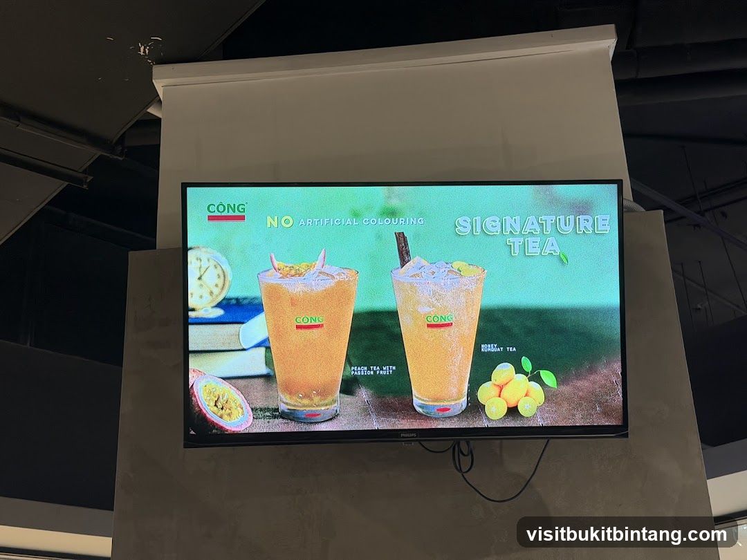 Cong Signature Tea Advertisement