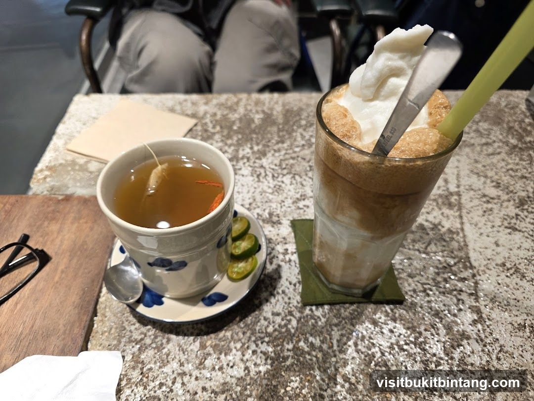Beverages on a Table