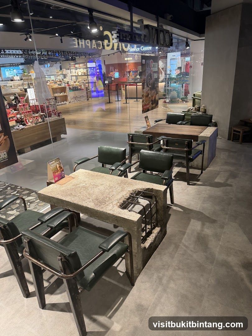Cafe Interior with Seating