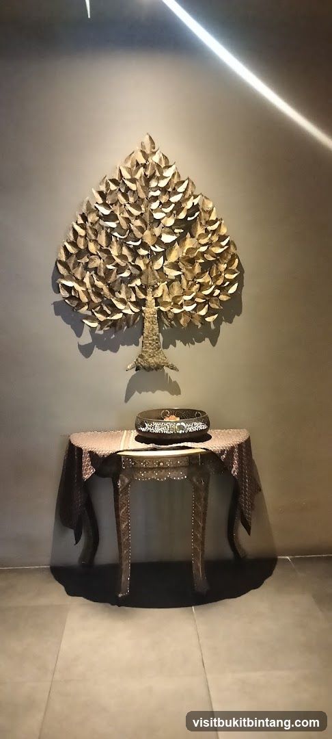 Decorative Tree Wall Art and Console Table