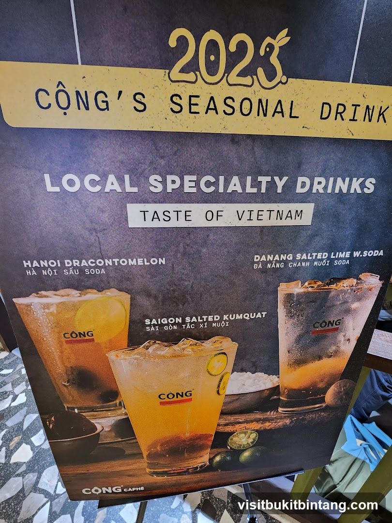 Cong's Seasonal Drinks