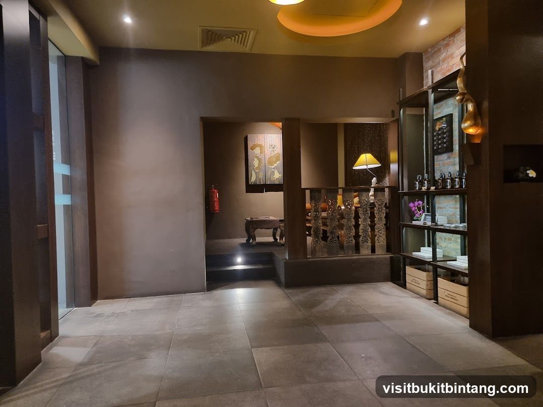 Interior of a spa or wellness center