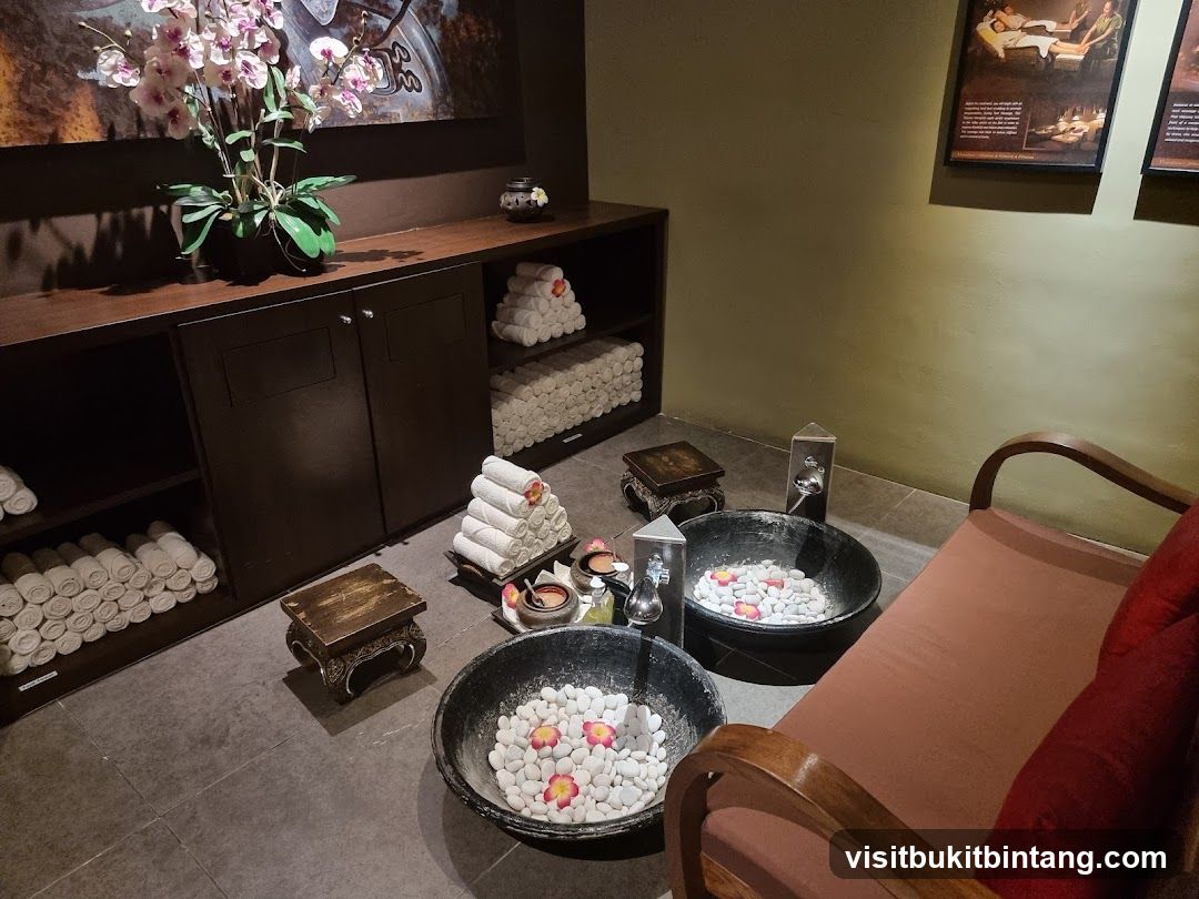 Spa Foot Soak Area