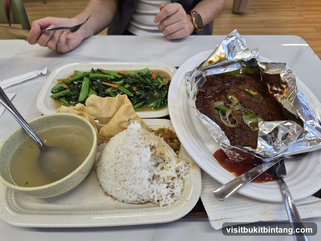Meal with Rice and Vegetables