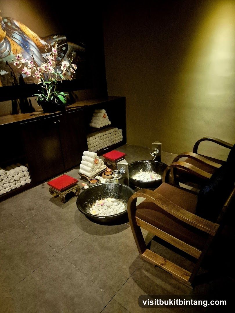 Spa Foot Soak Area