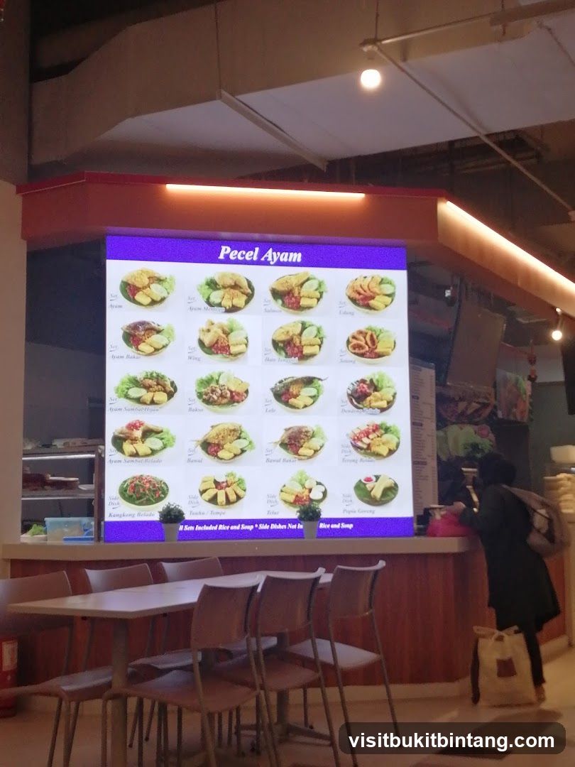Pecel Ayam Menu