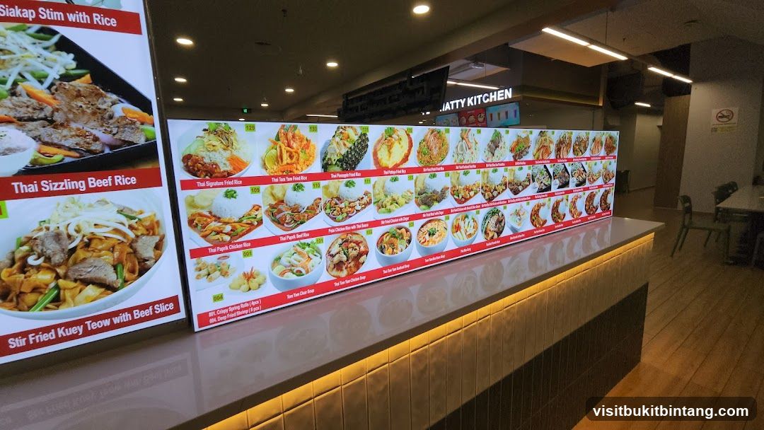 Thai Food Menu
