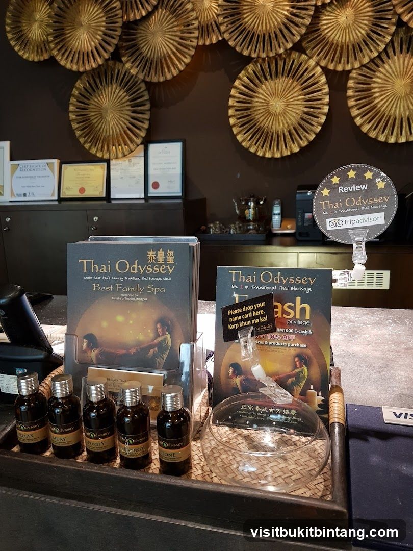 Thai Odyssey Spa Display