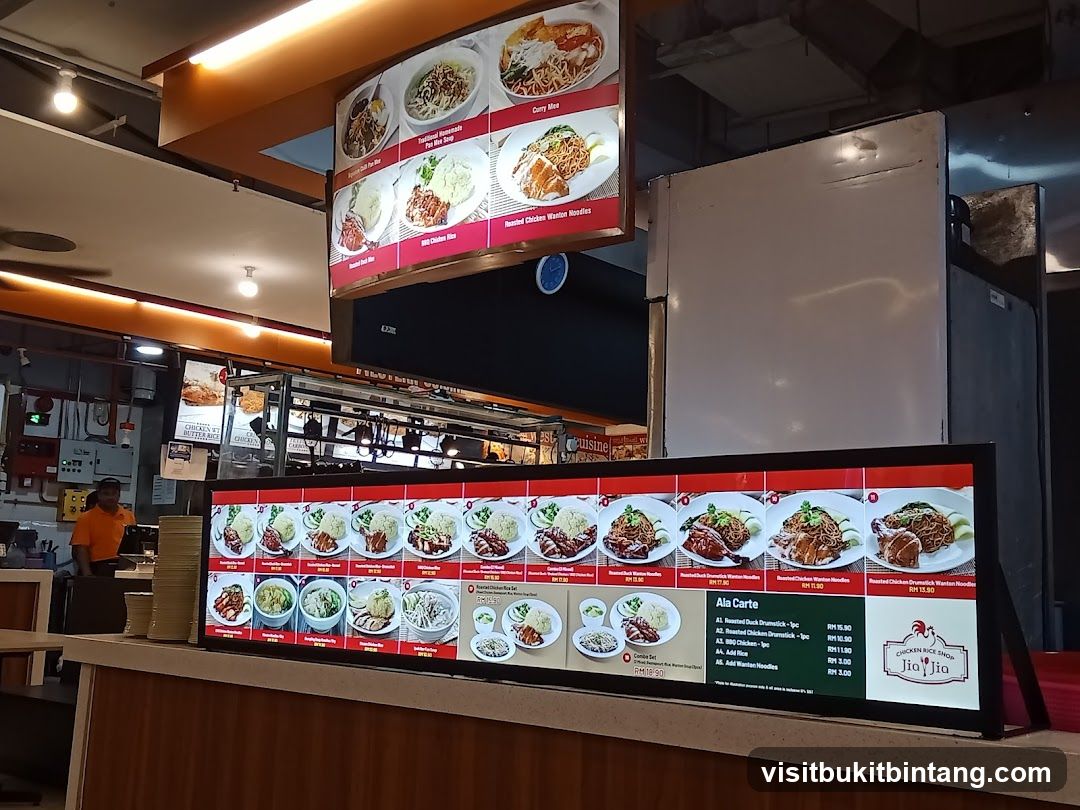 Food Menu Display