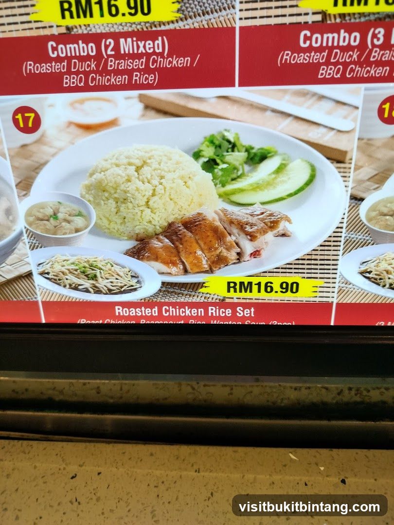 Roasted Chicken Rice Set