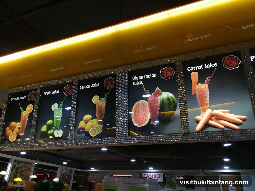 Juice Menu