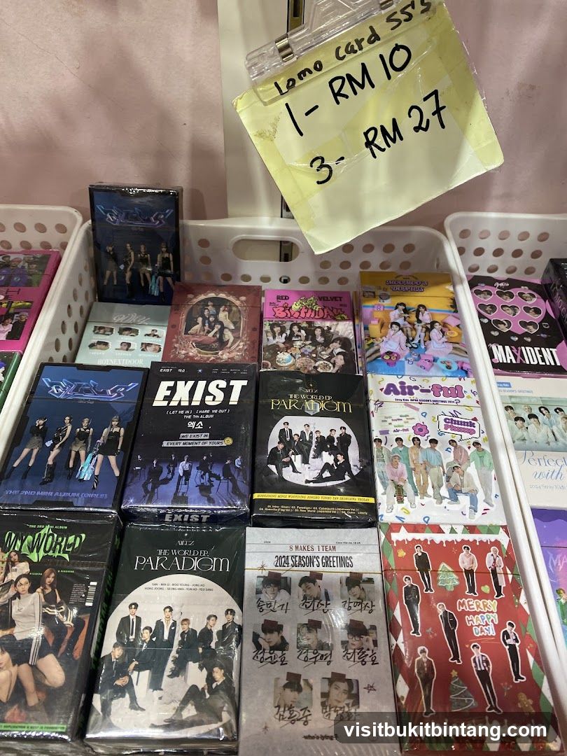 K-Pop Merchandise Display