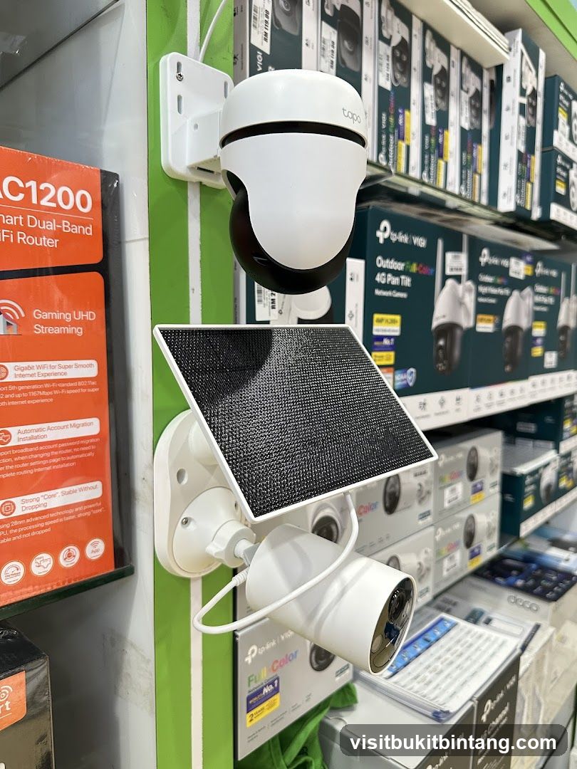 Security Cameras and Wi-Fi Router