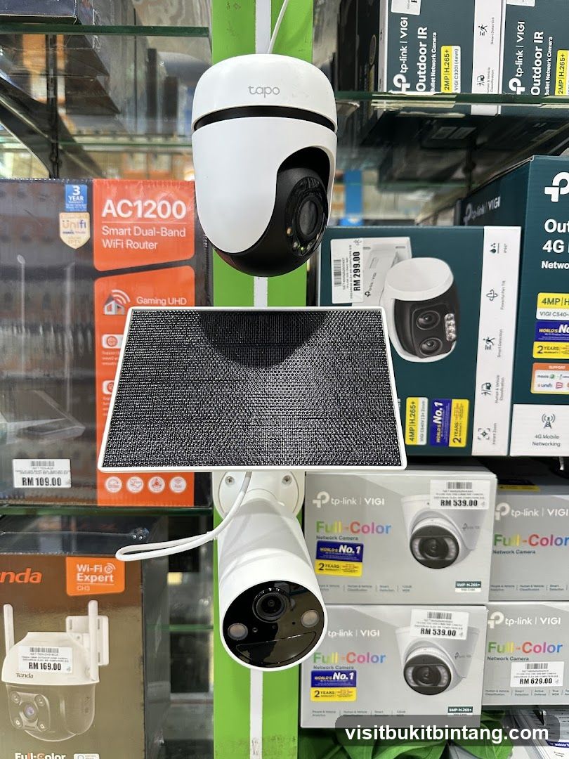 Security Cameras and WiFi Router