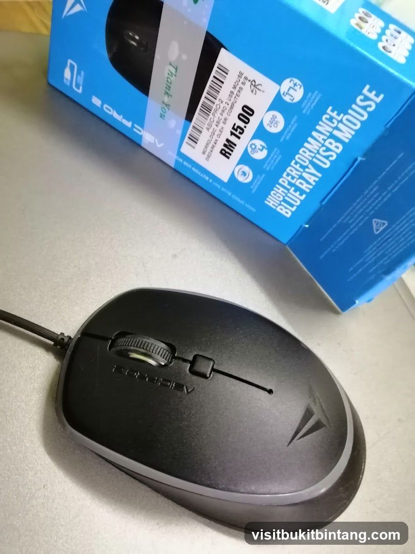 Computer Mouse and Packaging