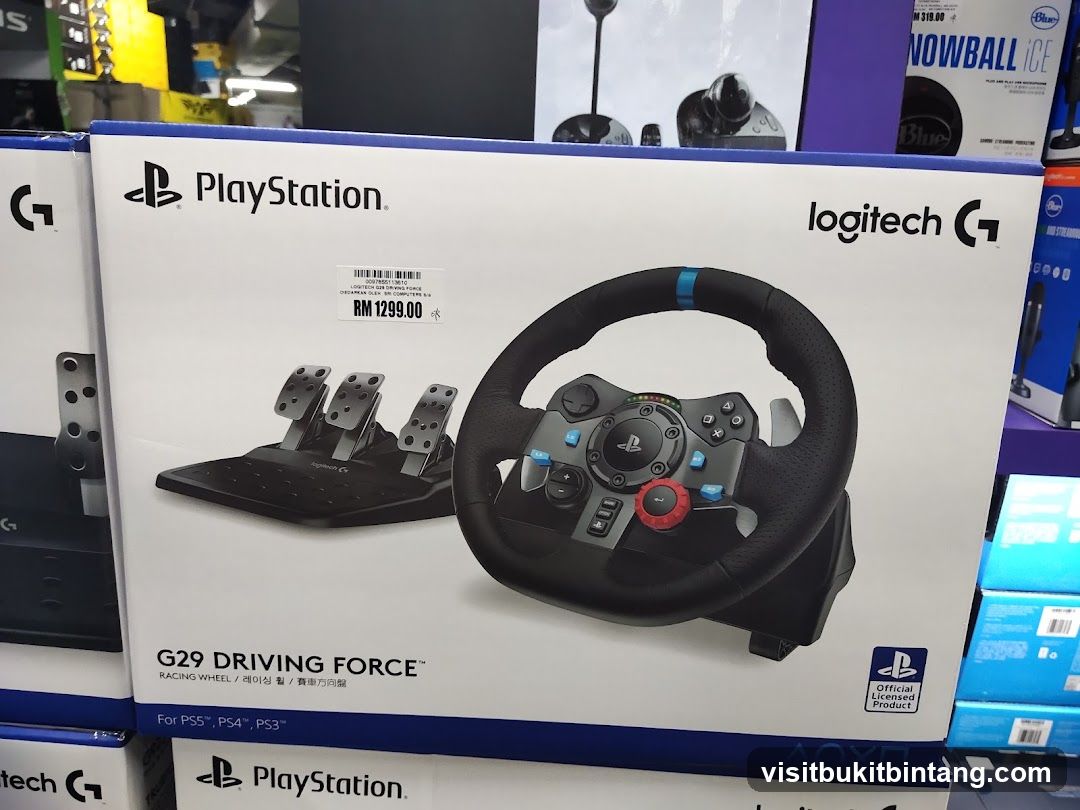 Logitech G29 Driving Force Racing Wheel Box