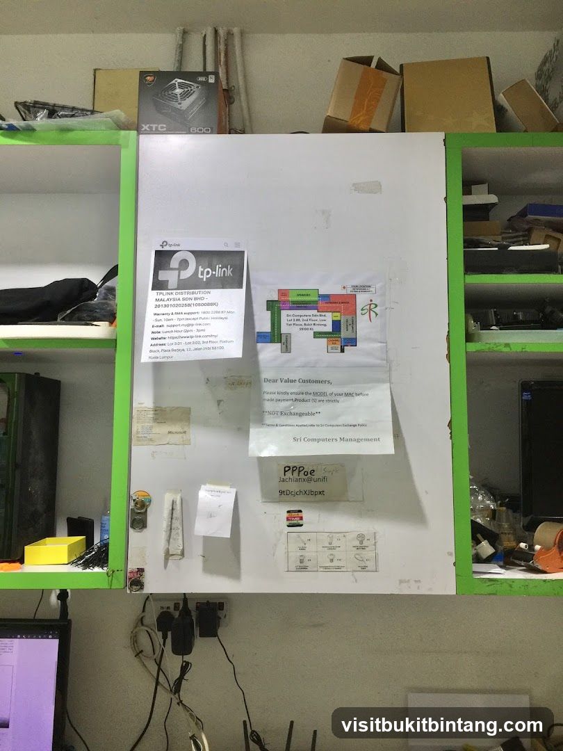 Computer Store Notice Board