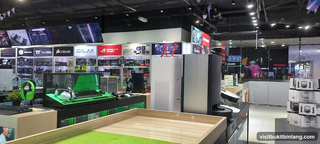 Computer Hardware Store Interior