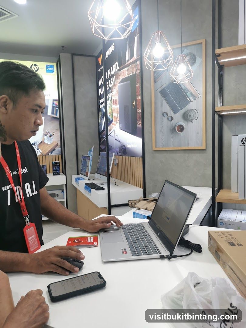 Electronics Store Display