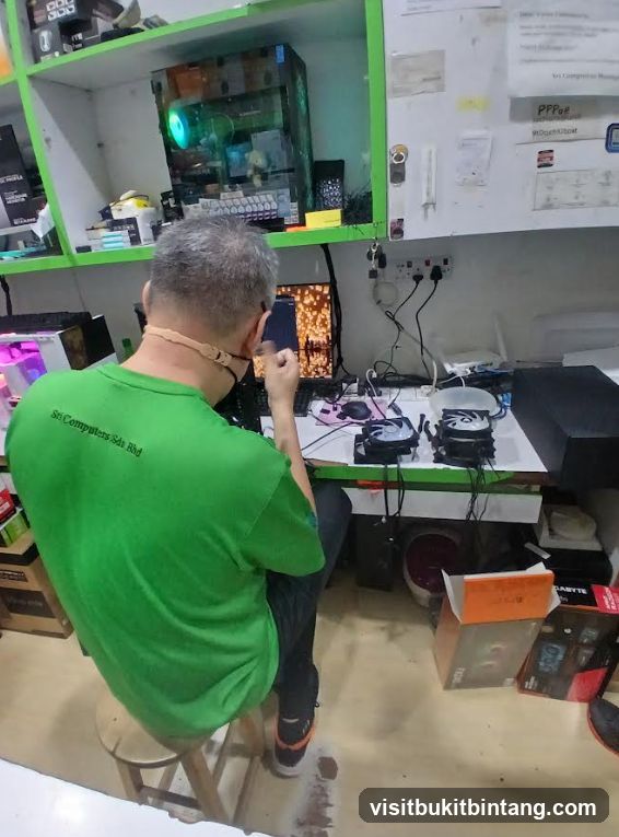 Computer Shop Interior