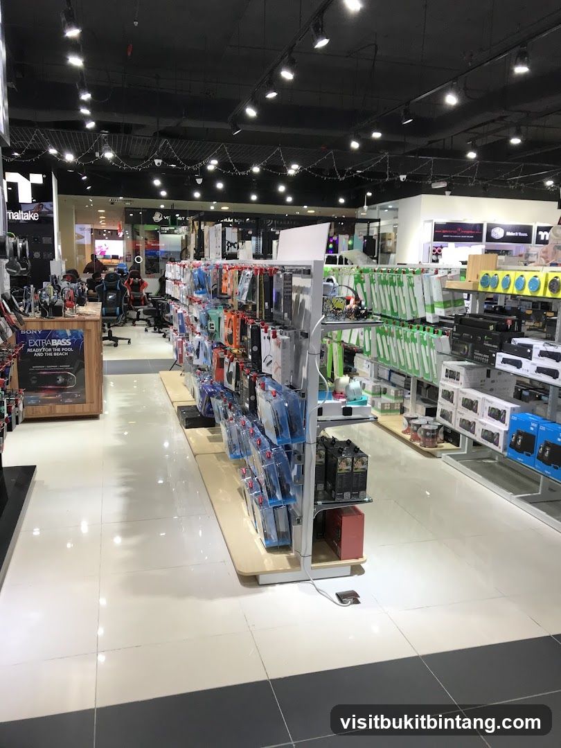 Electronics Store Interior
