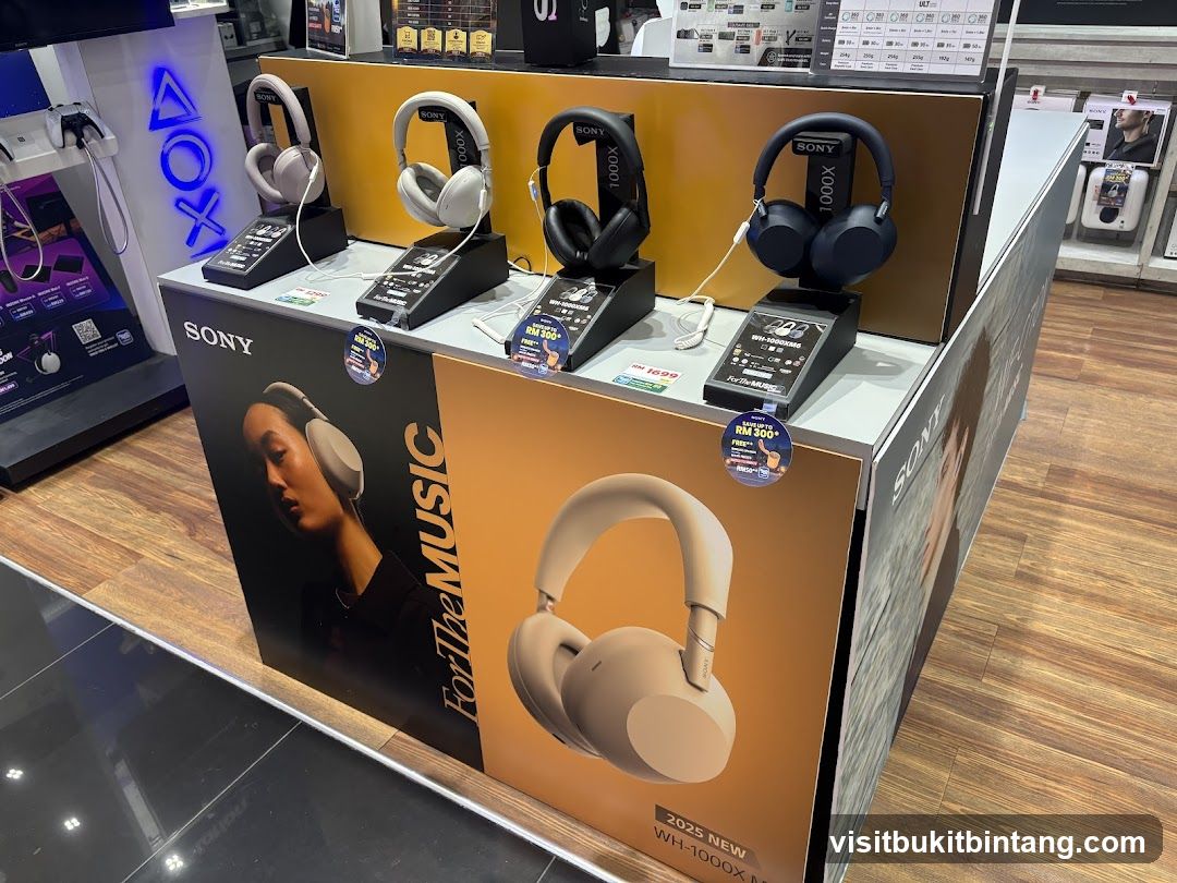 Sony Headphones Display