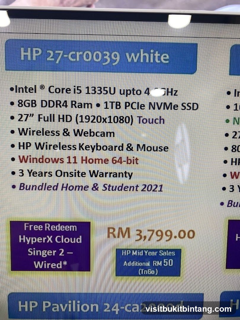 HP 27-cr0039 white