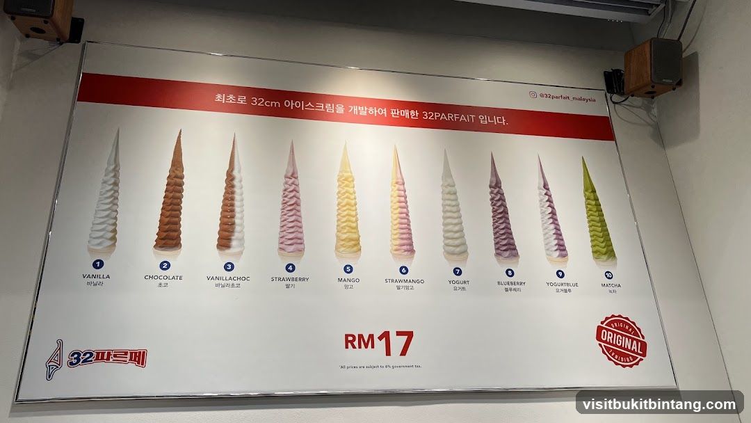 32PARFAIT Menu