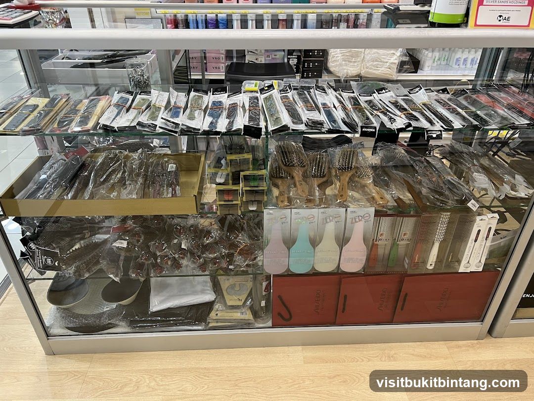 Hair Styling Tools Display