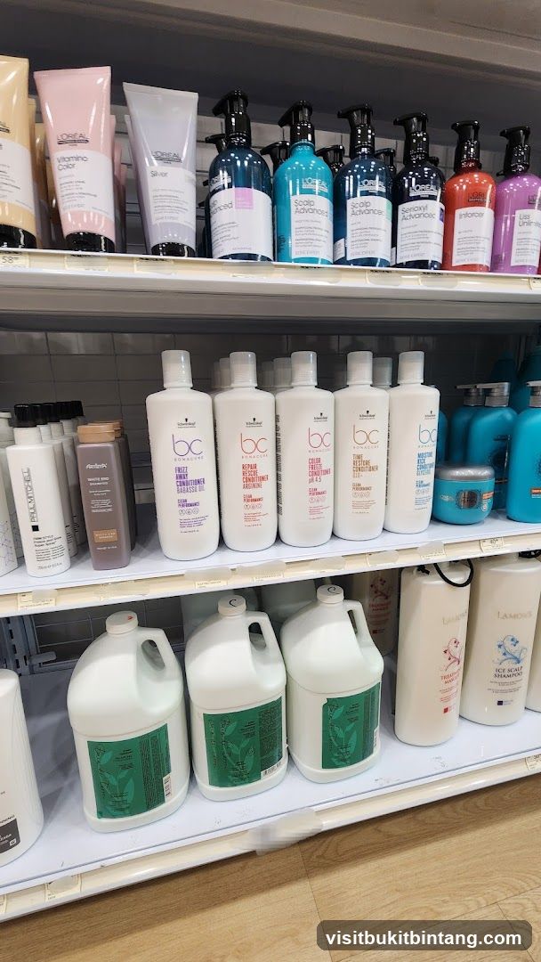 Hair Care Products on Shelves