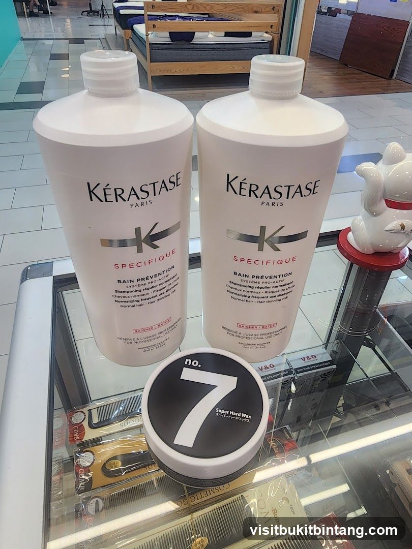 Kérastase Bain Prévention Shampoo and No. 7 Super Hard Wax