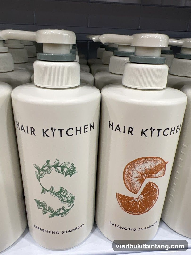 Hair Kitchen Shampoo Bottles