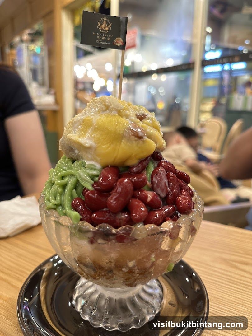Durian Cendol Dessert