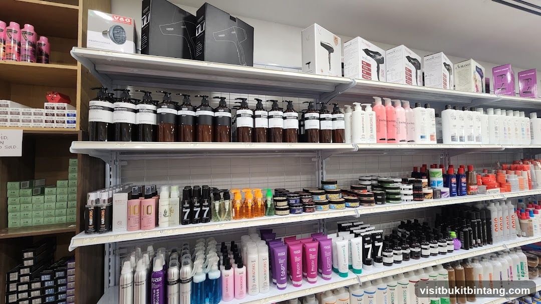 Hair and Beauty Products on Shelves