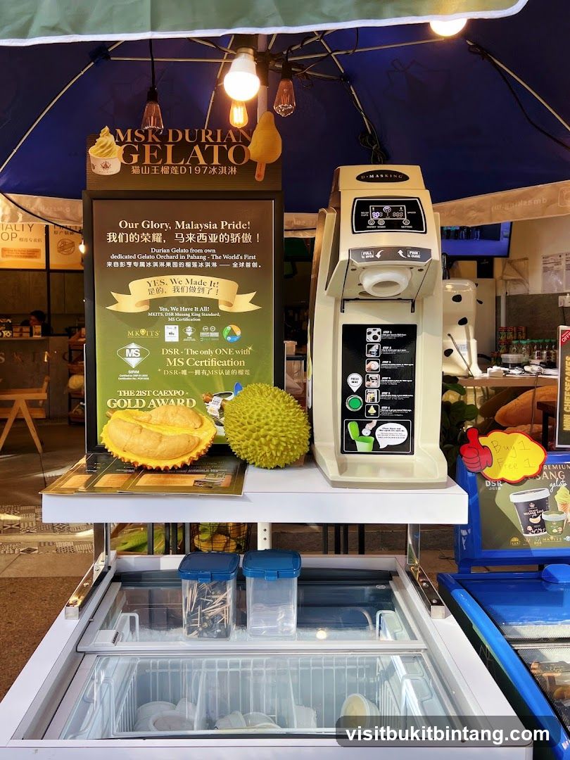 Durian Gelato Stand