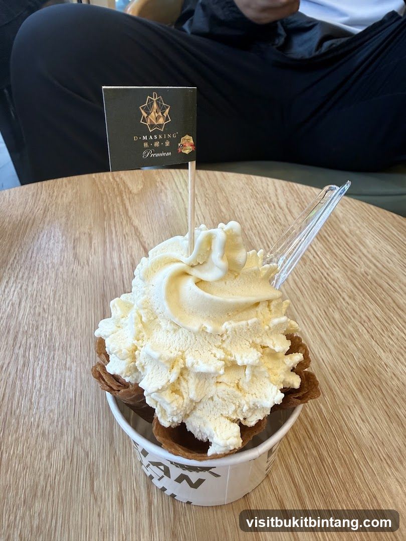 Ice Cream Cup with Flag