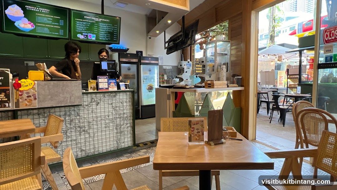 Dessert shop interior