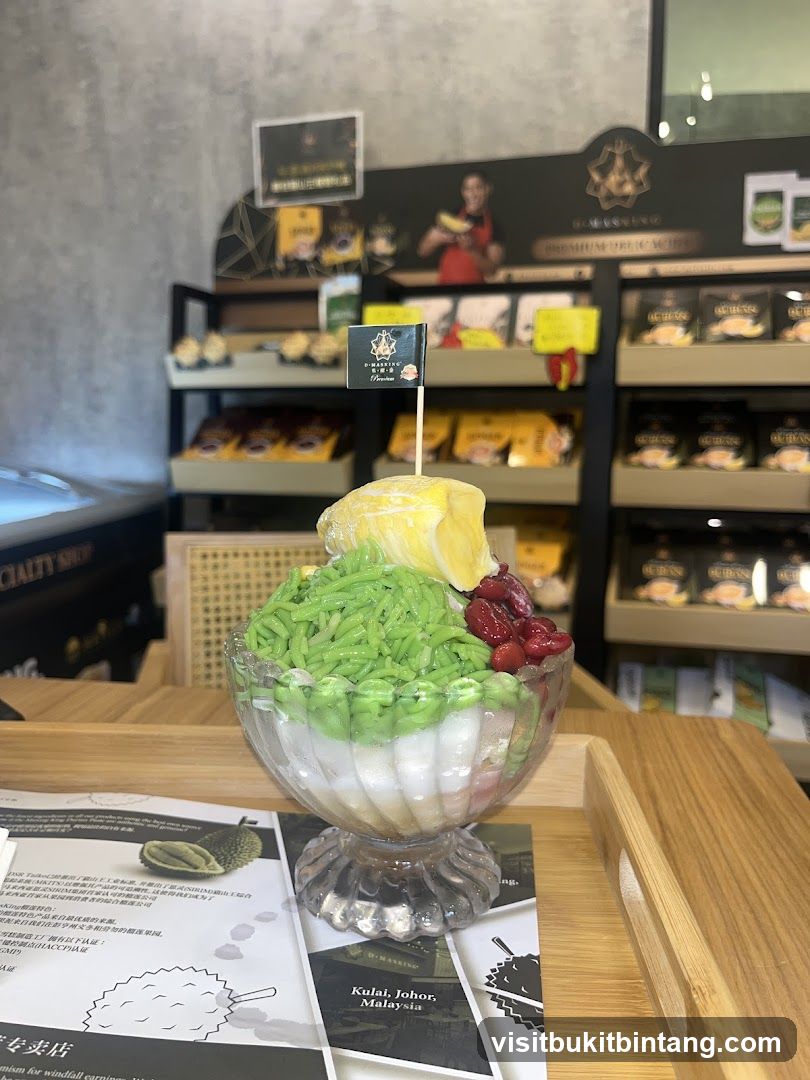 Durian Cendol Dessert