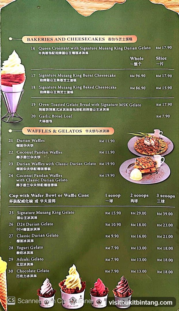BAKERIES AND CHEESECAKES WAFFLES & GELATOS