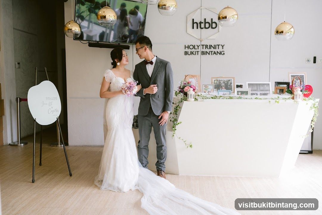 Wedding Couple at Venue Entrance