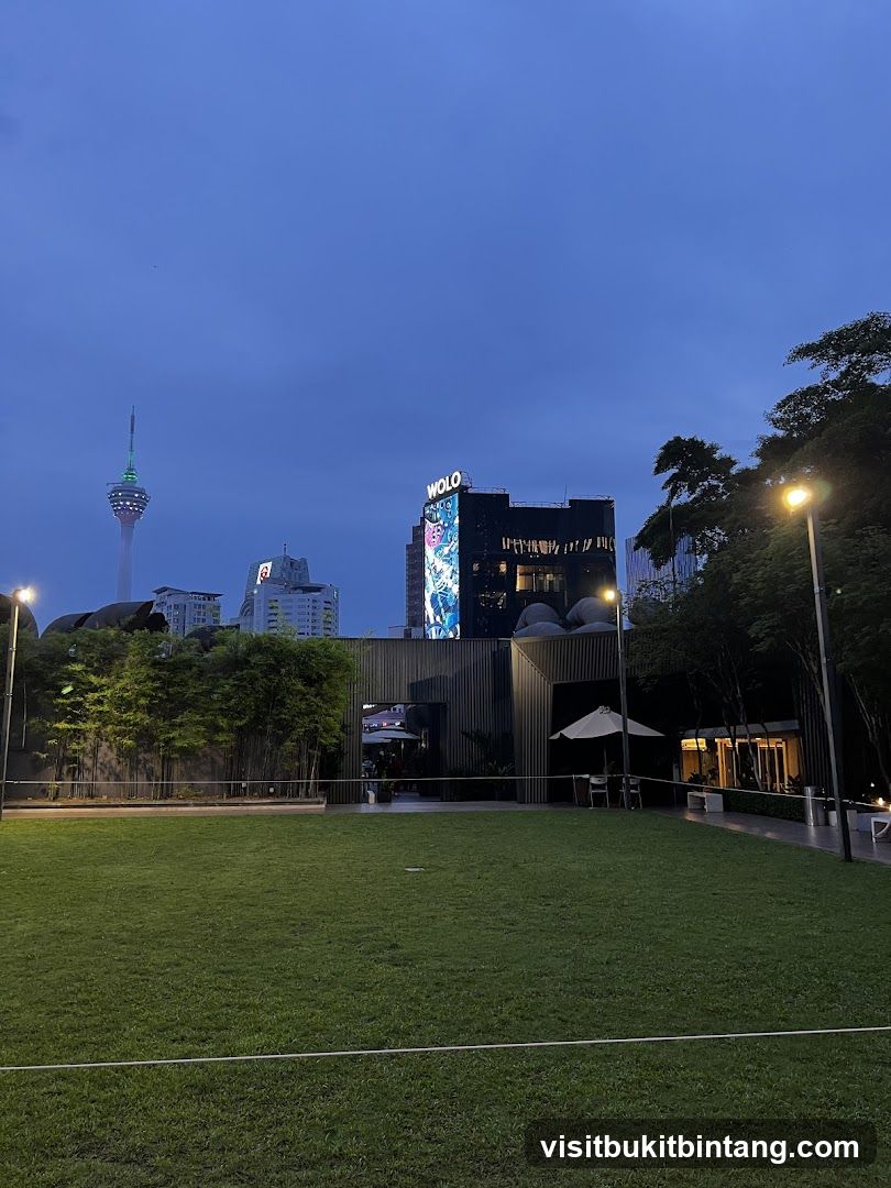 WOLO building at dusk