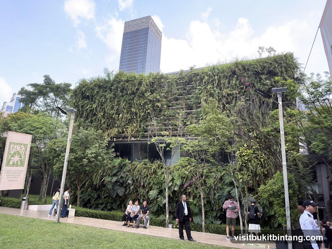 Modern Building with Vertical Garden