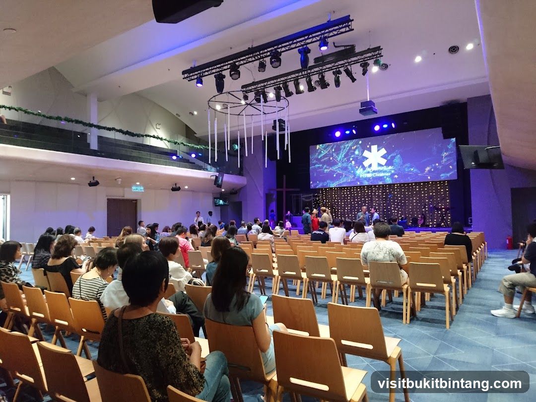 Audience in a large hall