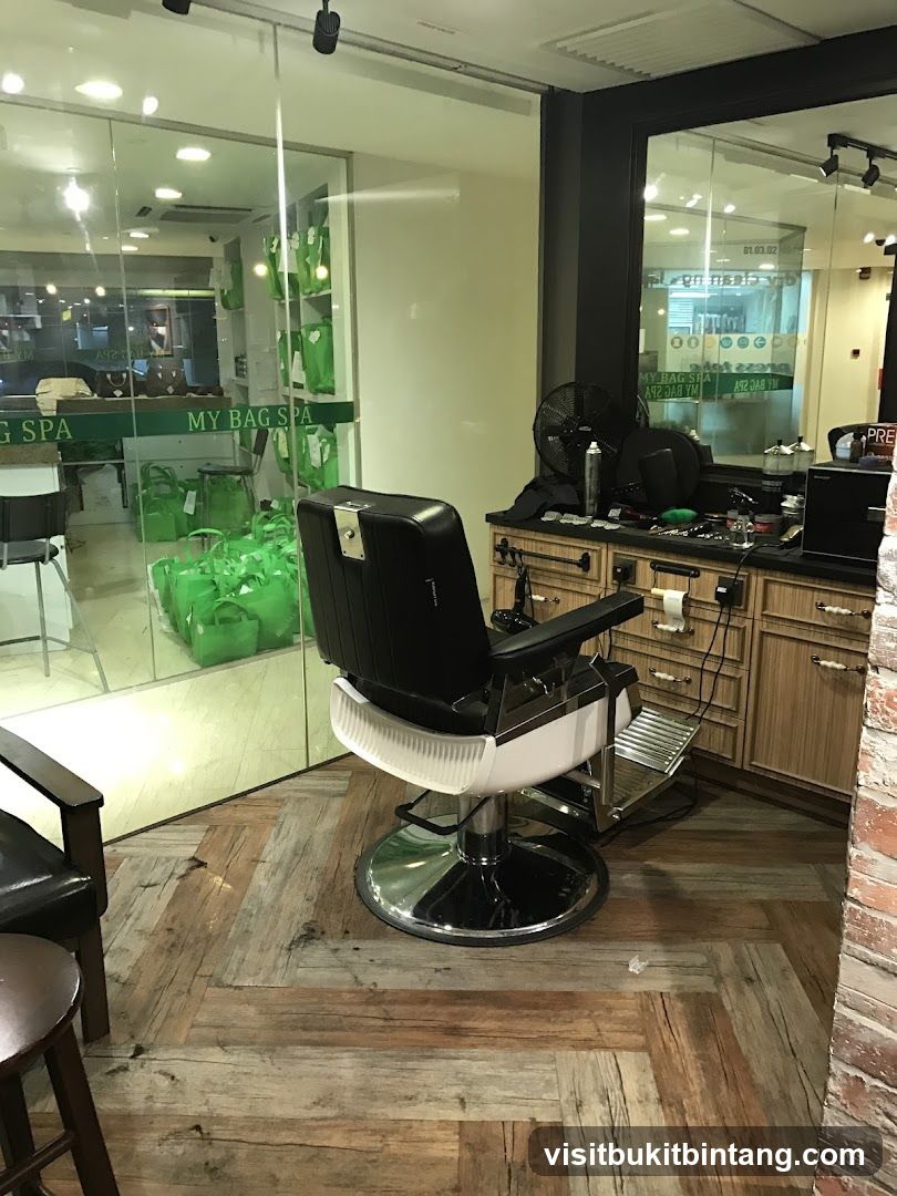 Barber Chair and Spa Interior